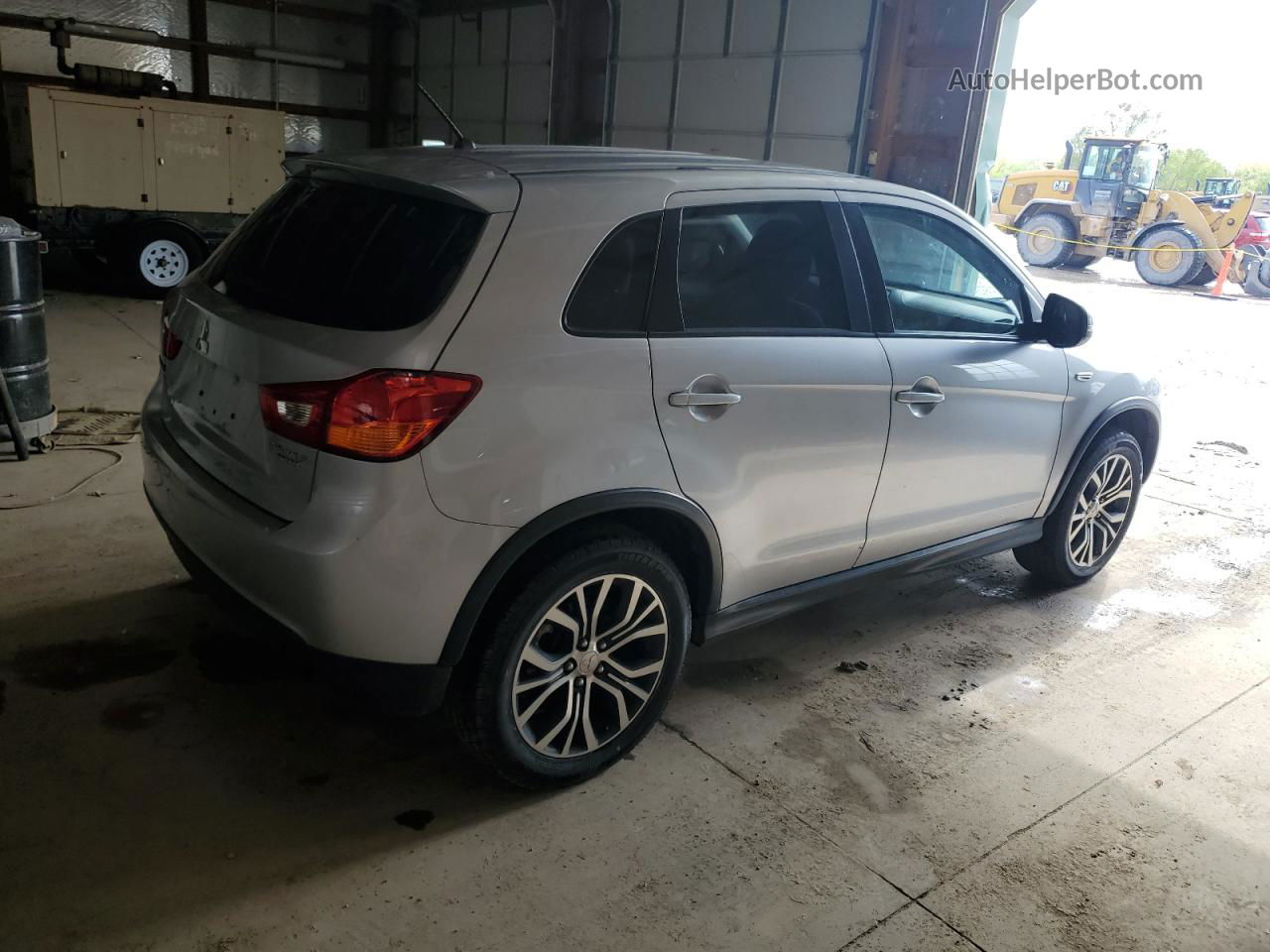 2016 Mitsubishi Outlander Sport Es Серебряный vin: JA4AR3AU5GZ046985