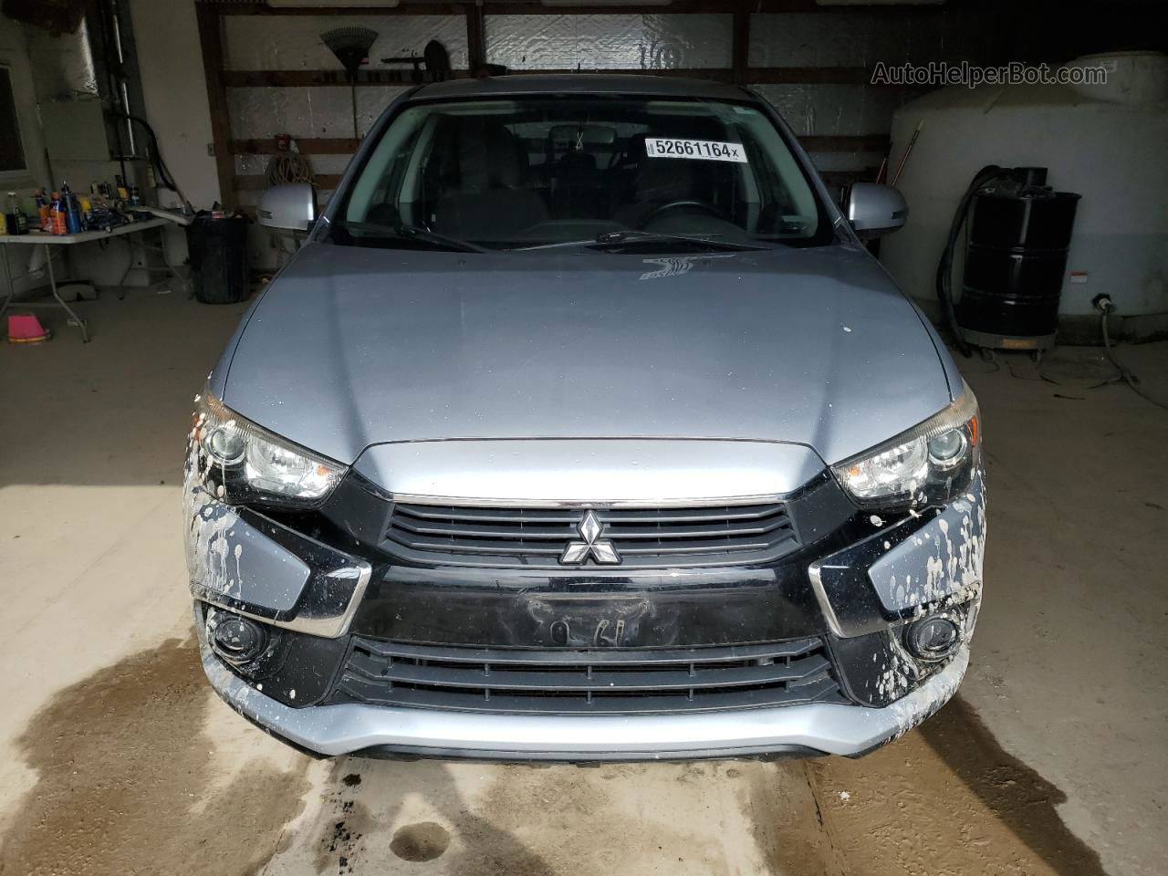 2016 Mitsubishi Outlander Sport Es Silver vin: JA4AR3AU5GZ046985