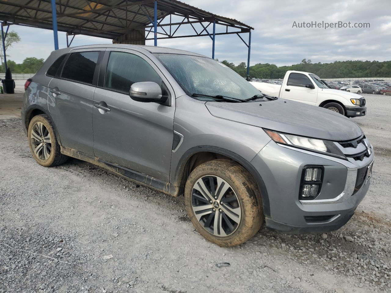 2020 Mitsubishi Outlander Sport Es Silver vin: JA4AR3AU5LU023424