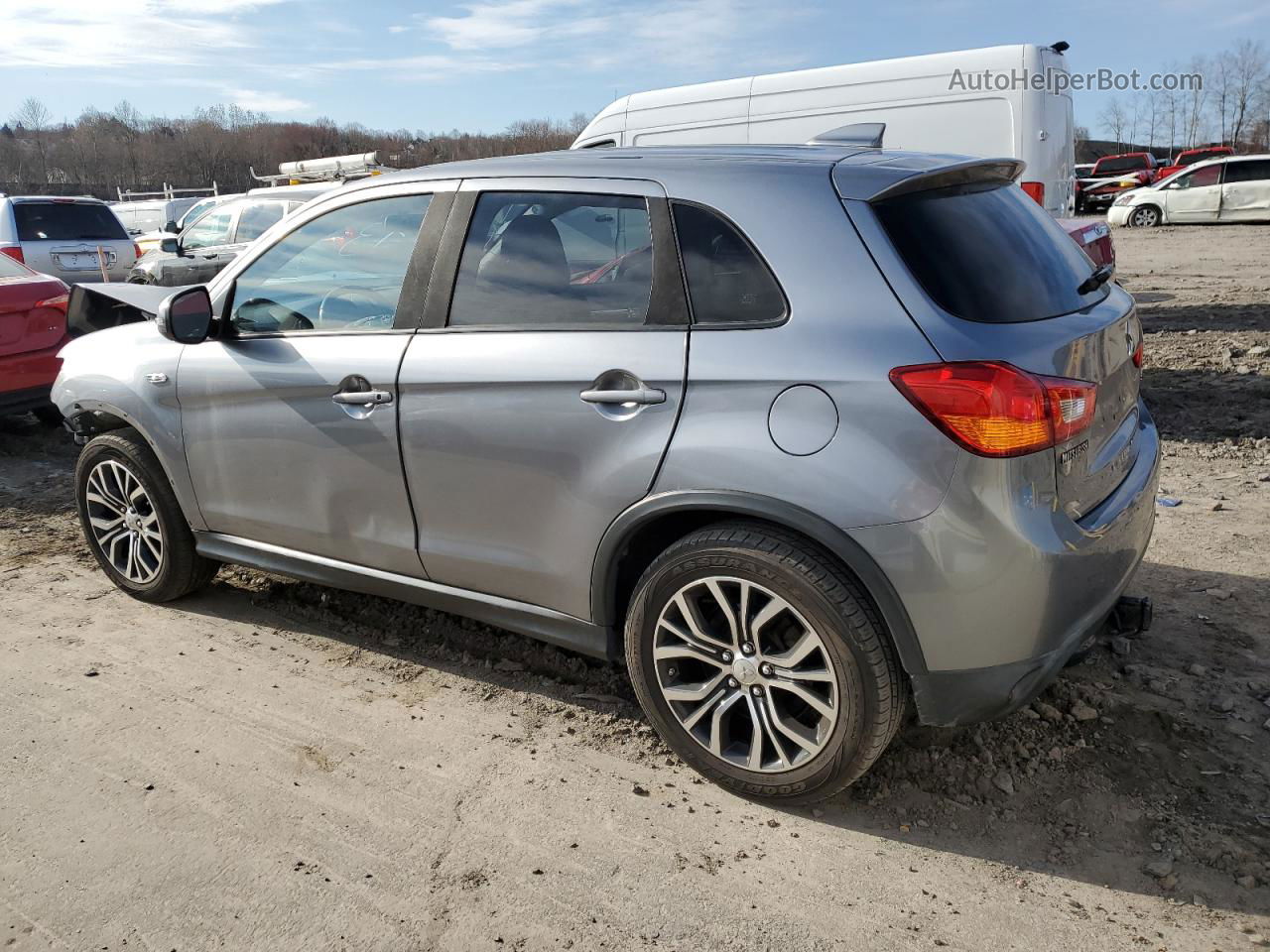 2017 Mitsubishi Outlander Sport Es Gray vin: JA4AR3AU6HZ002091