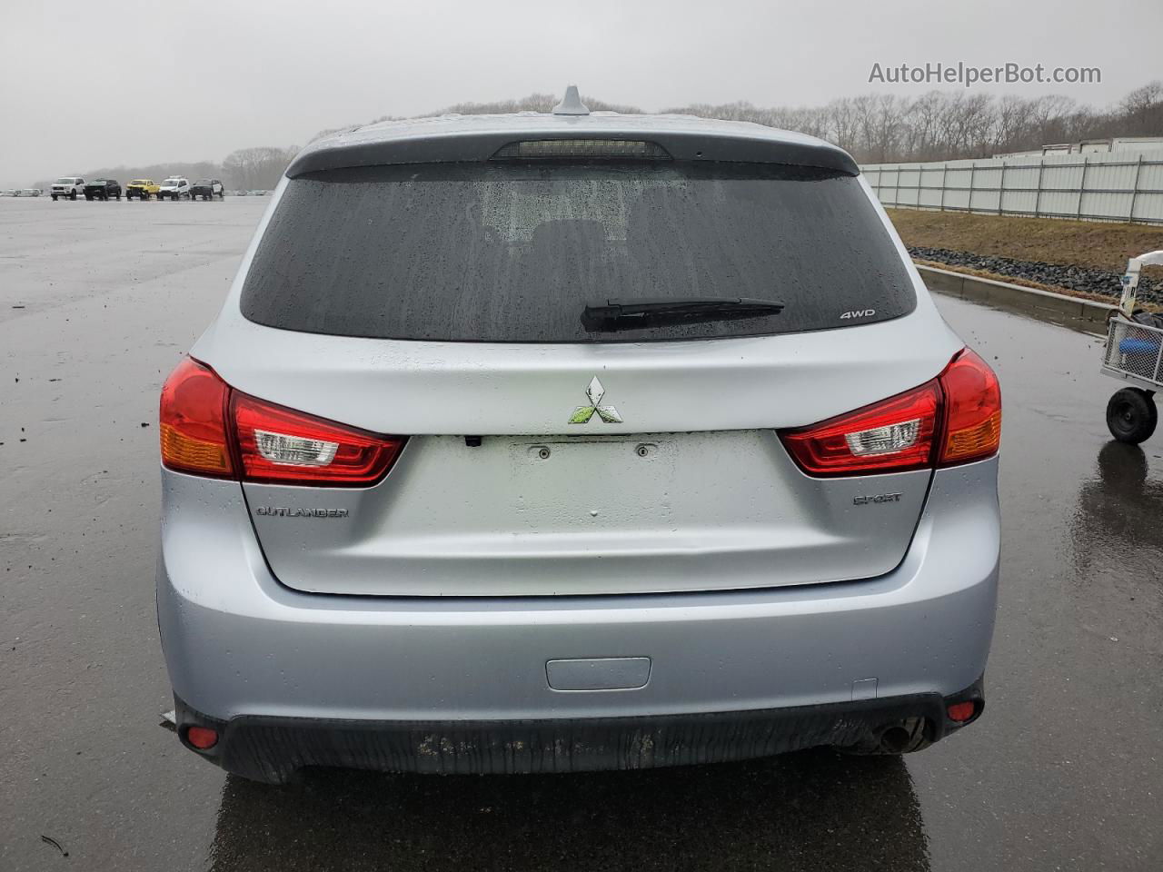 2017 Mitsubishi Outlander Sport Es Silver vin: JA4AR3AU6HZ049685