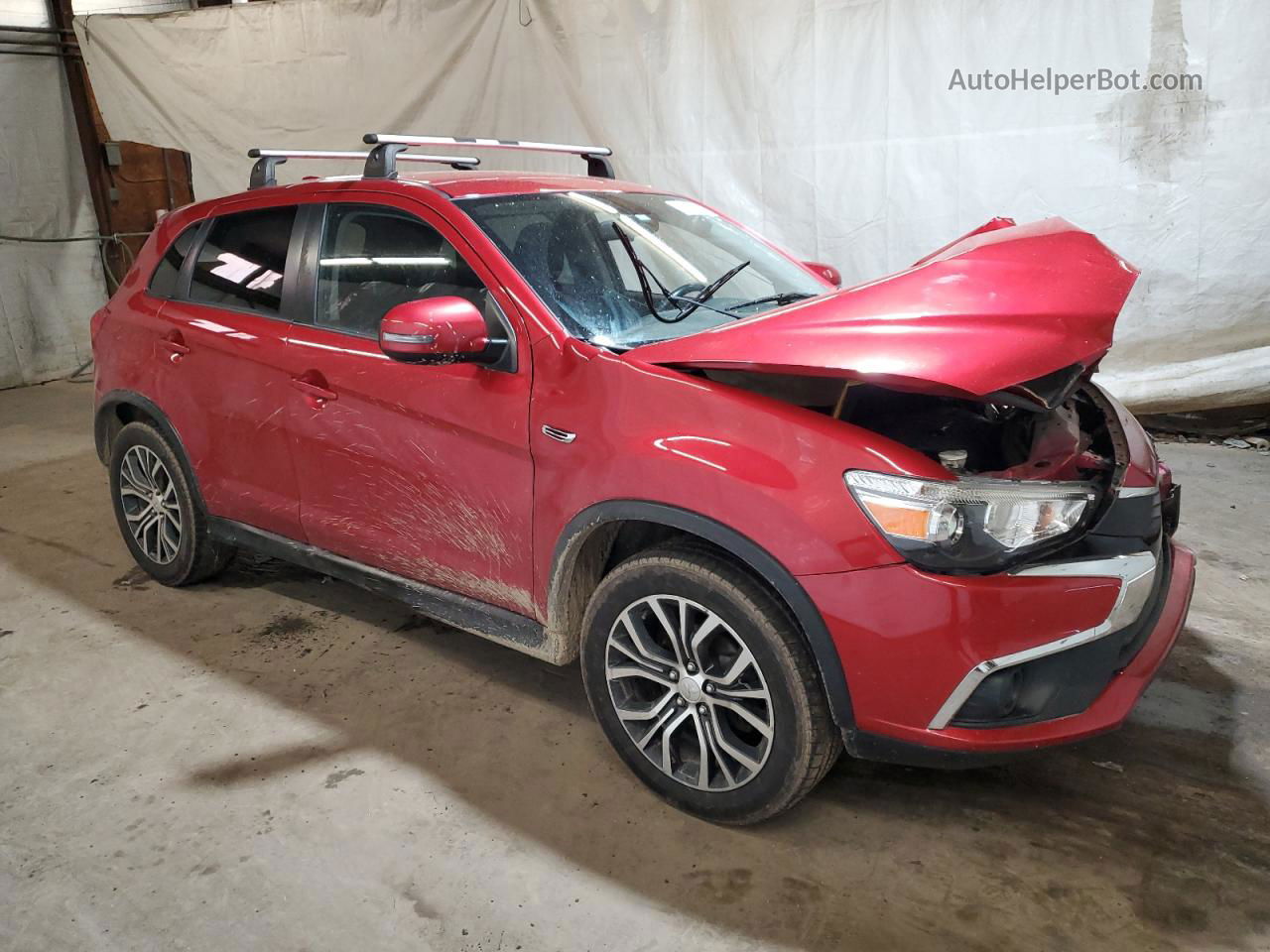 2017 Mitsubishi Outlander Sport Es Бордовый vin: JA4AR3AU6HZ060881