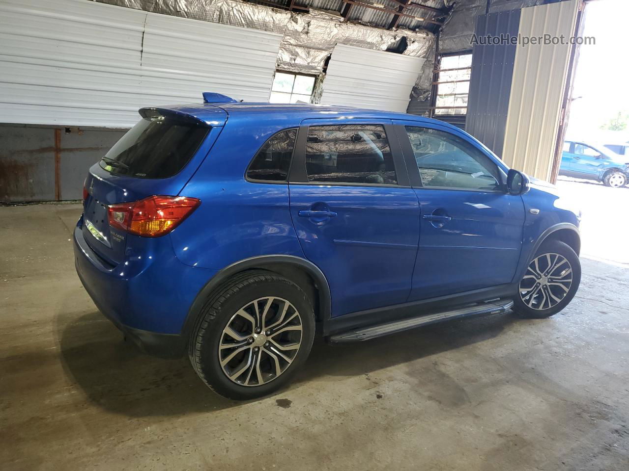 2017 Mitsubishi Outlander Sport Es Blue vin: JA4AR3AU6HZ068317