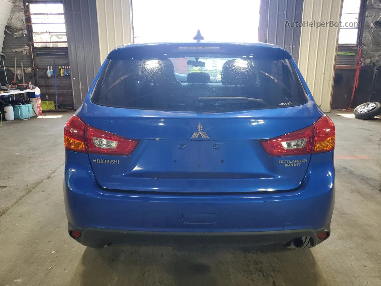 2017 Mitsubishi Outlander Sport Es Blue vin: JA4AR3AU6HZ068317