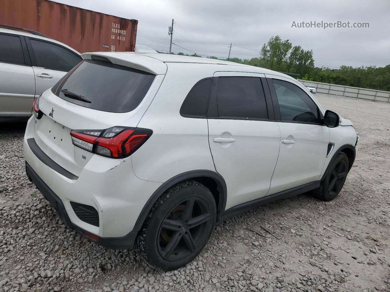 2020 Mitsubishi Outlander Sport Es White vin: JA4AR3AU6LU003473