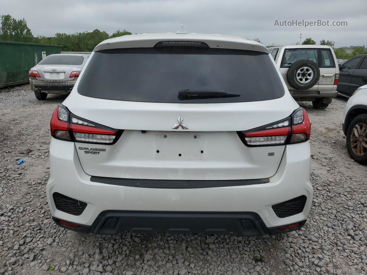 2020 Mitsubishi Outlander Sport Es Белый vin: JA4AR3AU6LU003473