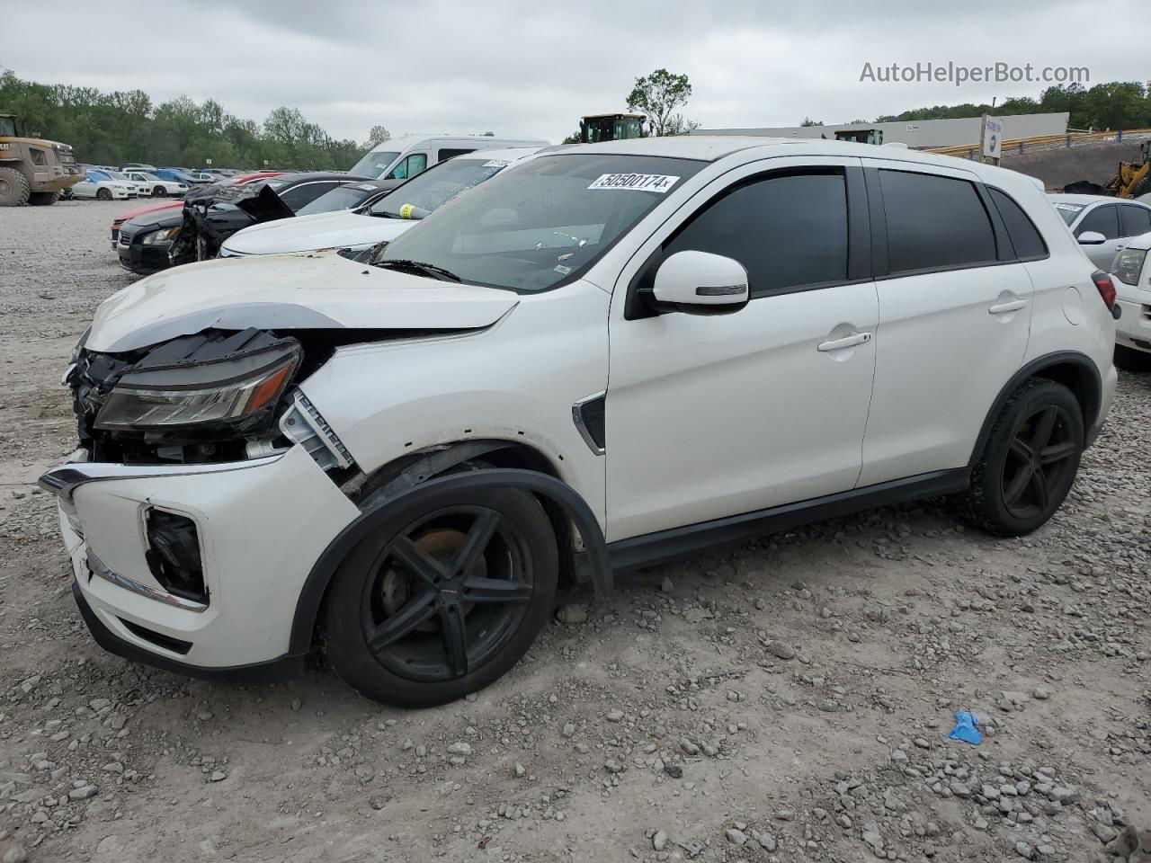 2020 Mitsubishi Outlander Sport Es Белый vin: JA4AR3AU6LU003473