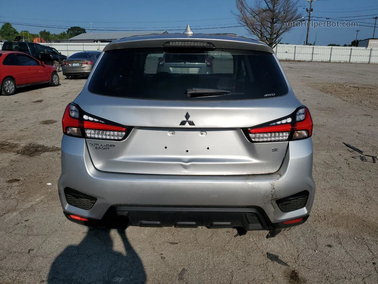 2020 Mitsubishi Outlander Sport Es Silver vin: JA4AR3AU6LU027241