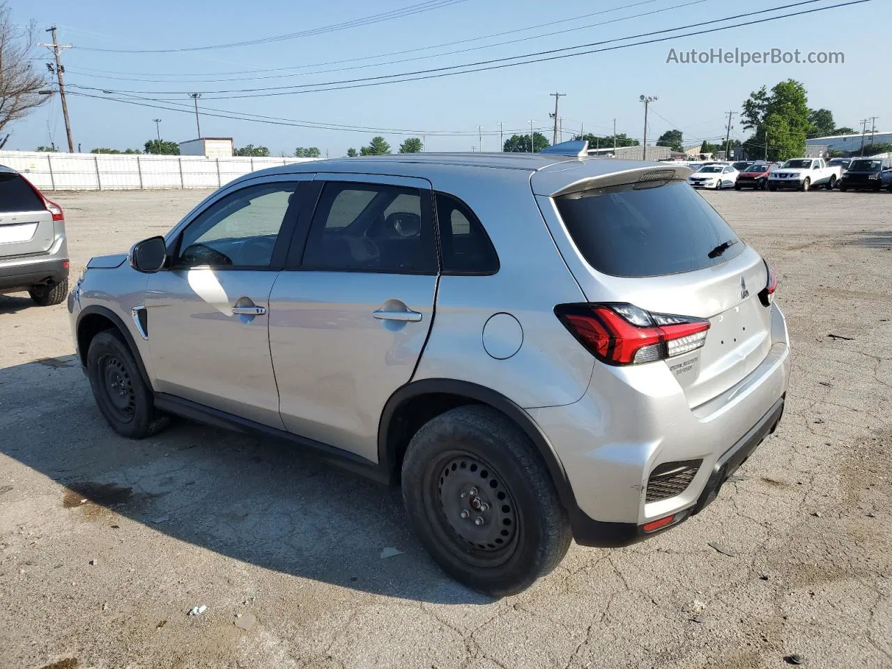 2020 Mitsubishi Outlander Sport Es Silver vin: JA4AR3AU6LU027241