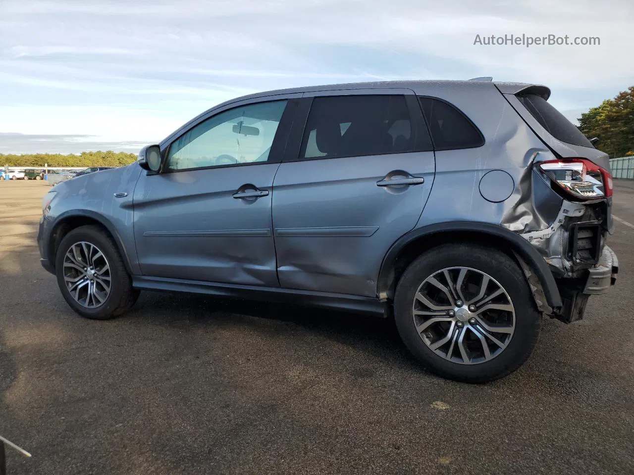 2017 Mitsubishi Outlander Sport Es Silver vin: JA4AR3AU7HZ000365