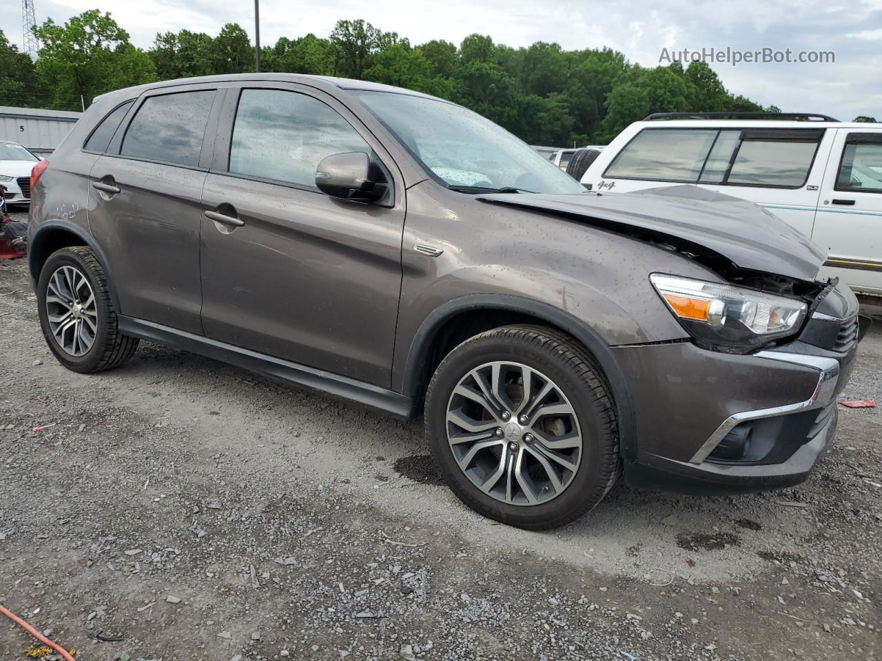 2017 Mitsubishi Outlander Sport Es Brown vin: JA4AR3AU7HZ002147