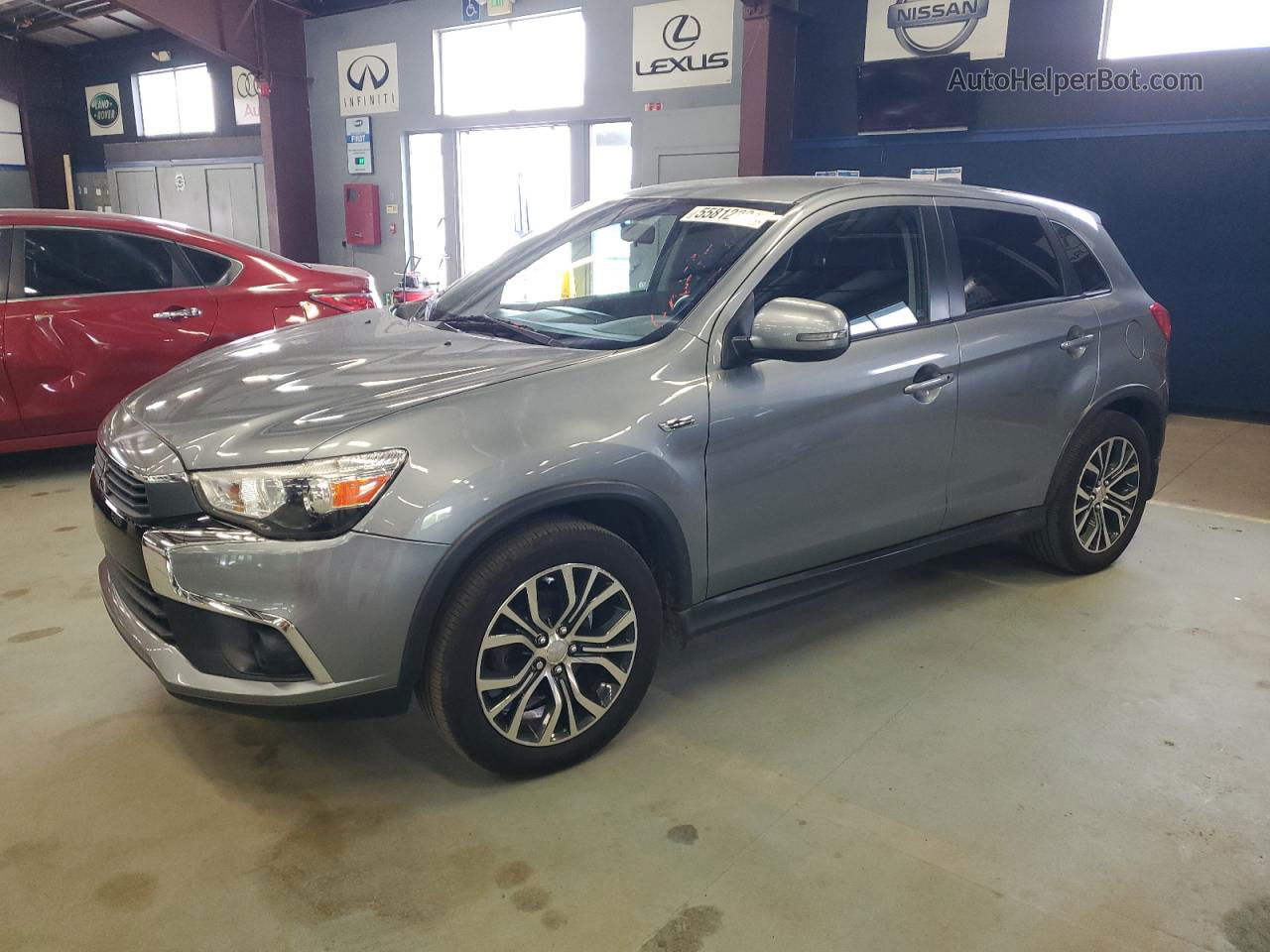 2017 Mitsubishi Outlander Sport Es Gray vin: JA4AR3AU7HZ011074