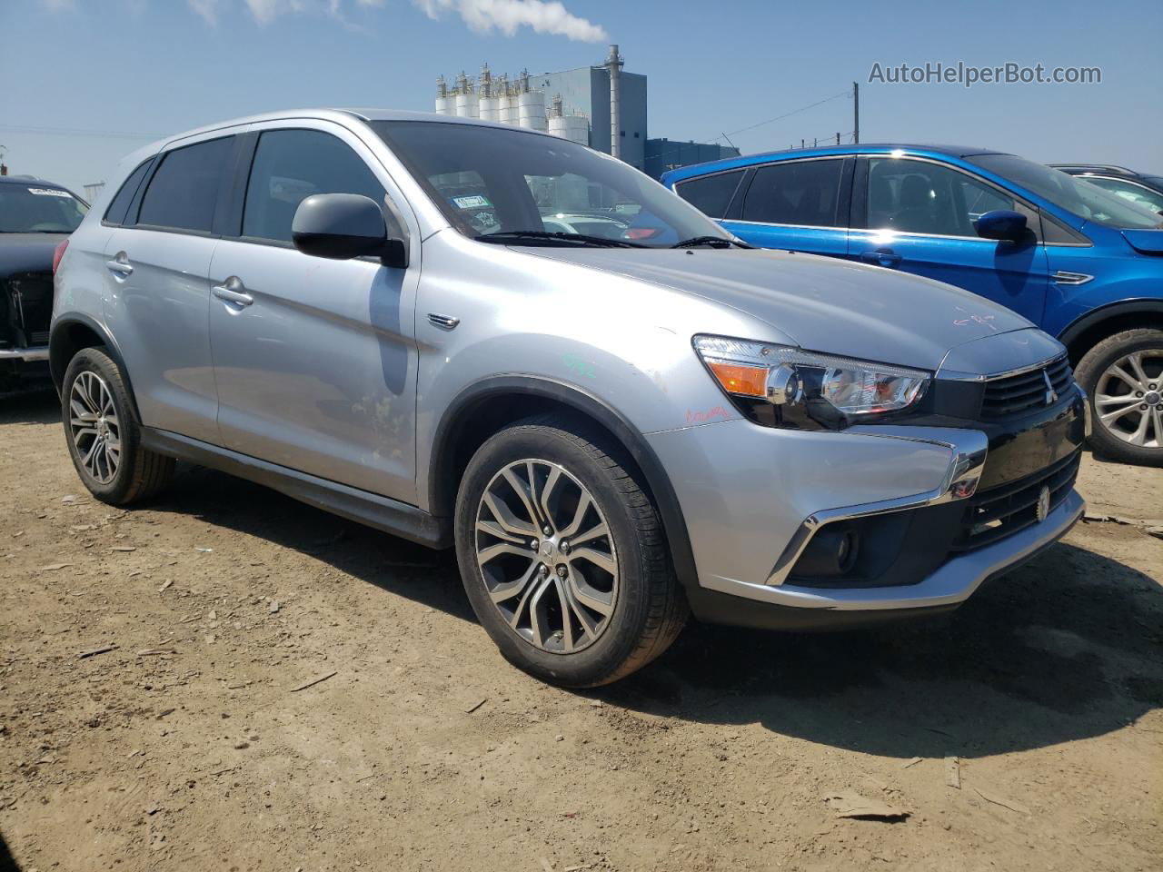 2017 Mitsubishi Outlander Sport Es Silver vin: JA4AR3AU7HZ026951