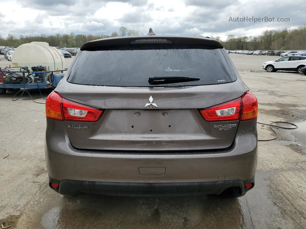 2017 Mitsubishi Outlander Sport Es Gray vin: JA4AR3AU7HZ032166