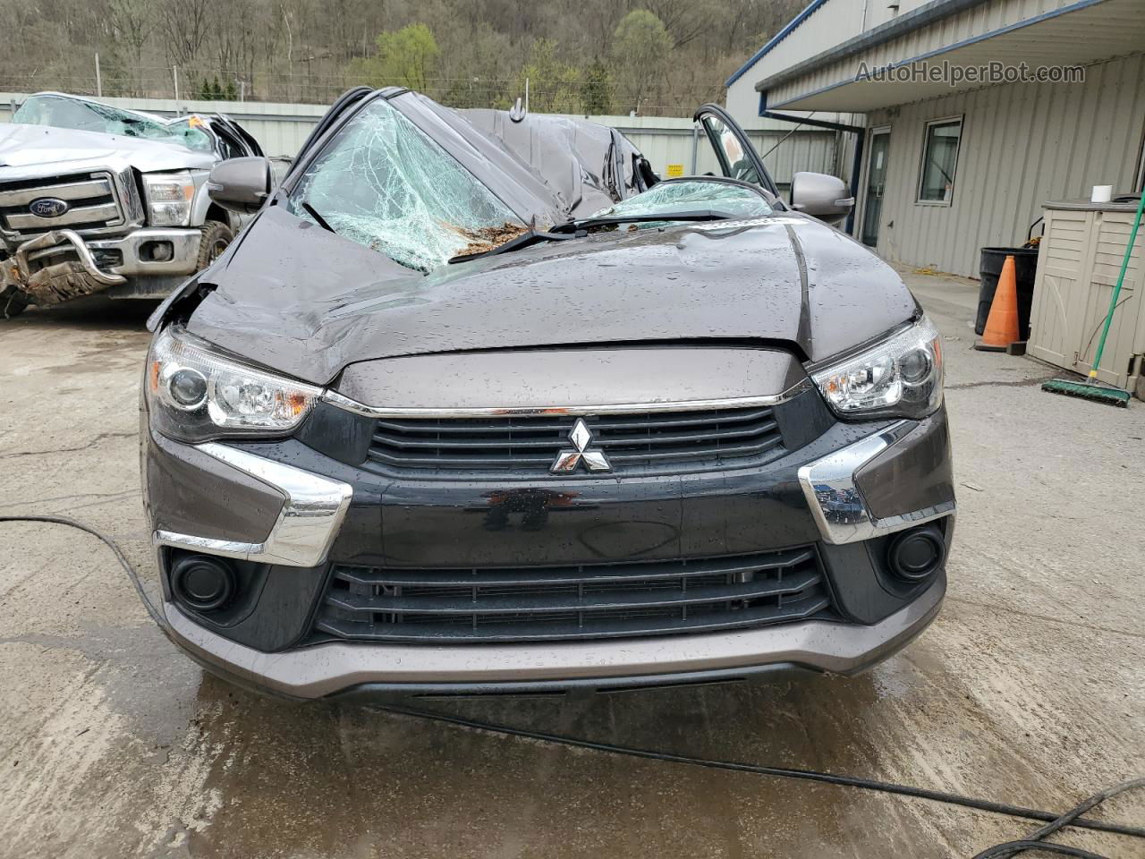 2017 Mitsubishi Outlander Sport Es Gray vin: JA4AR3AU7HZ032166