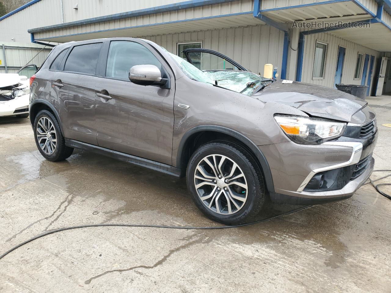 2017 Mitsubishi Outlander Sport Es Gray vin: JA4AR3AU7HZ032166