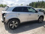 2020 Mitsubishi Outlander Sport Es Silver vin: JA4AR3AU7LU017883