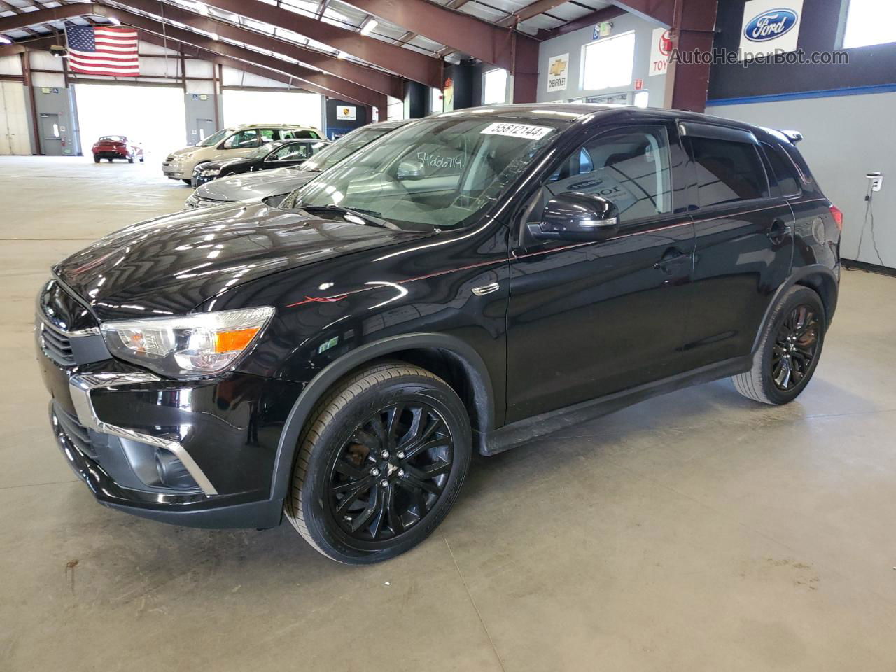 2017 Mitsubishi Outlander Sport Es Black vin: JA4AR3AU8HZ032676