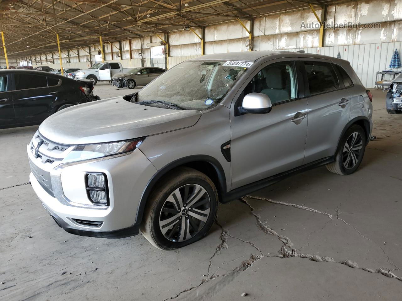 2020 Mitsubishi Outlander Sport Es Silver vin: JA4AR3AU8LU024731