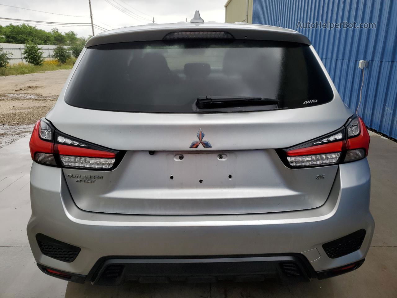 2020 Mitsubishi Outlander Sport Es Silver vin: JA4AR3AU8LU025250