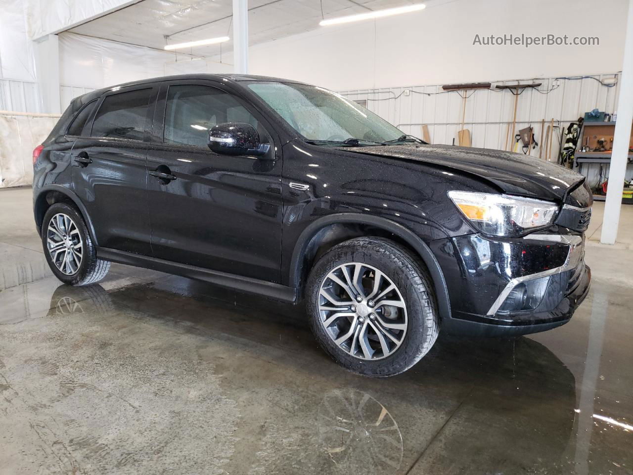 2017 Mitsubishi Outlander Sport Es Черный vin: JA4AR3AU9HZ063905