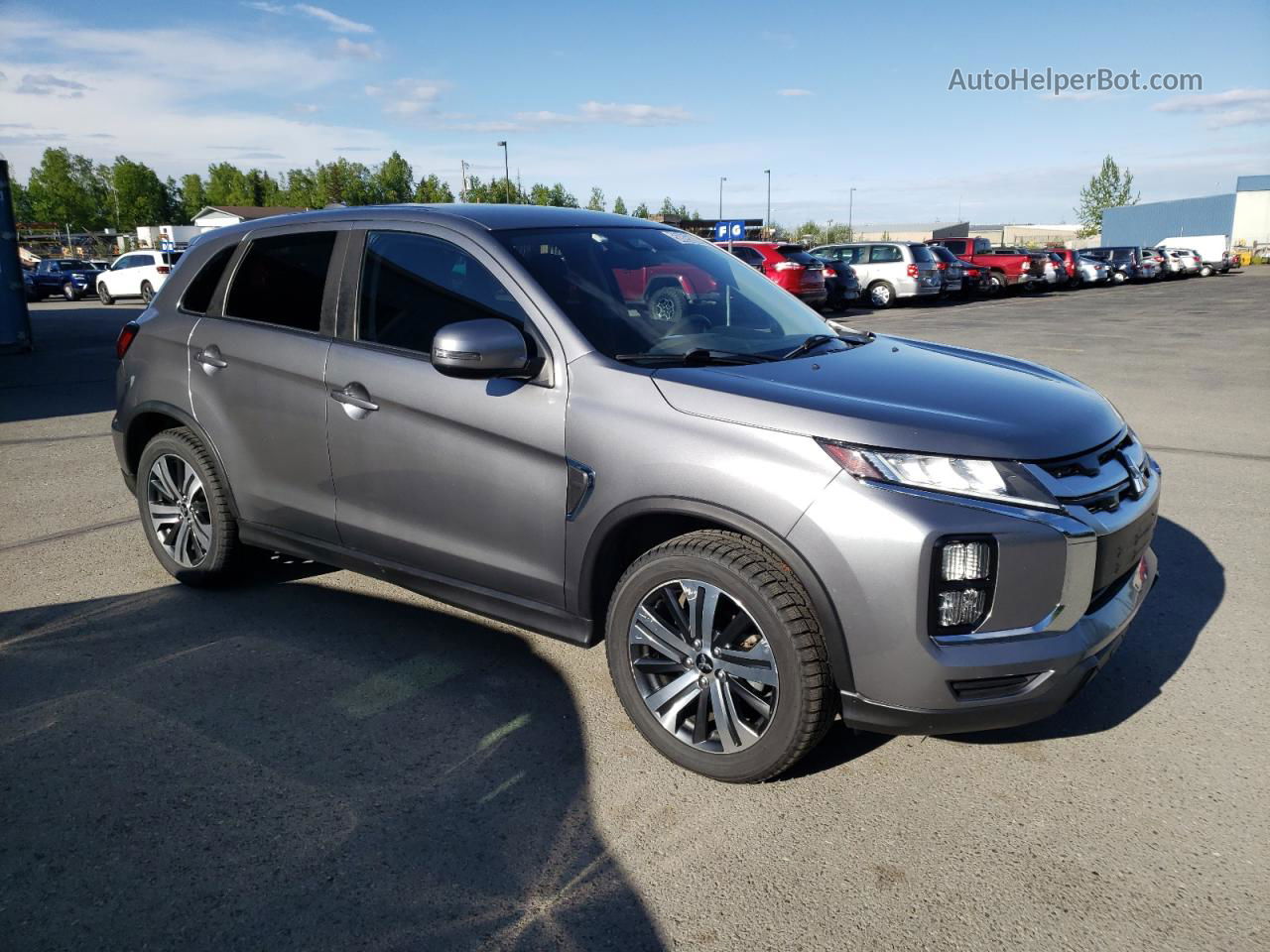 2020 Mitsubishi Outlander Sport Es Silver vin: JA4AR3AU9LU022664