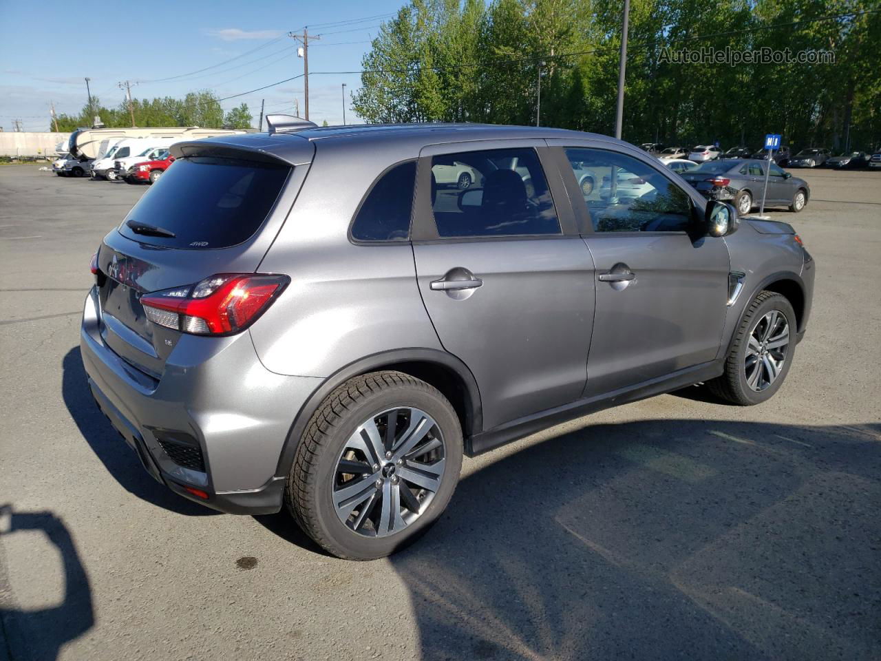 2020 Mitsubishi Outlander Sport Es Silver vin: JA4AR3AU9LU022664