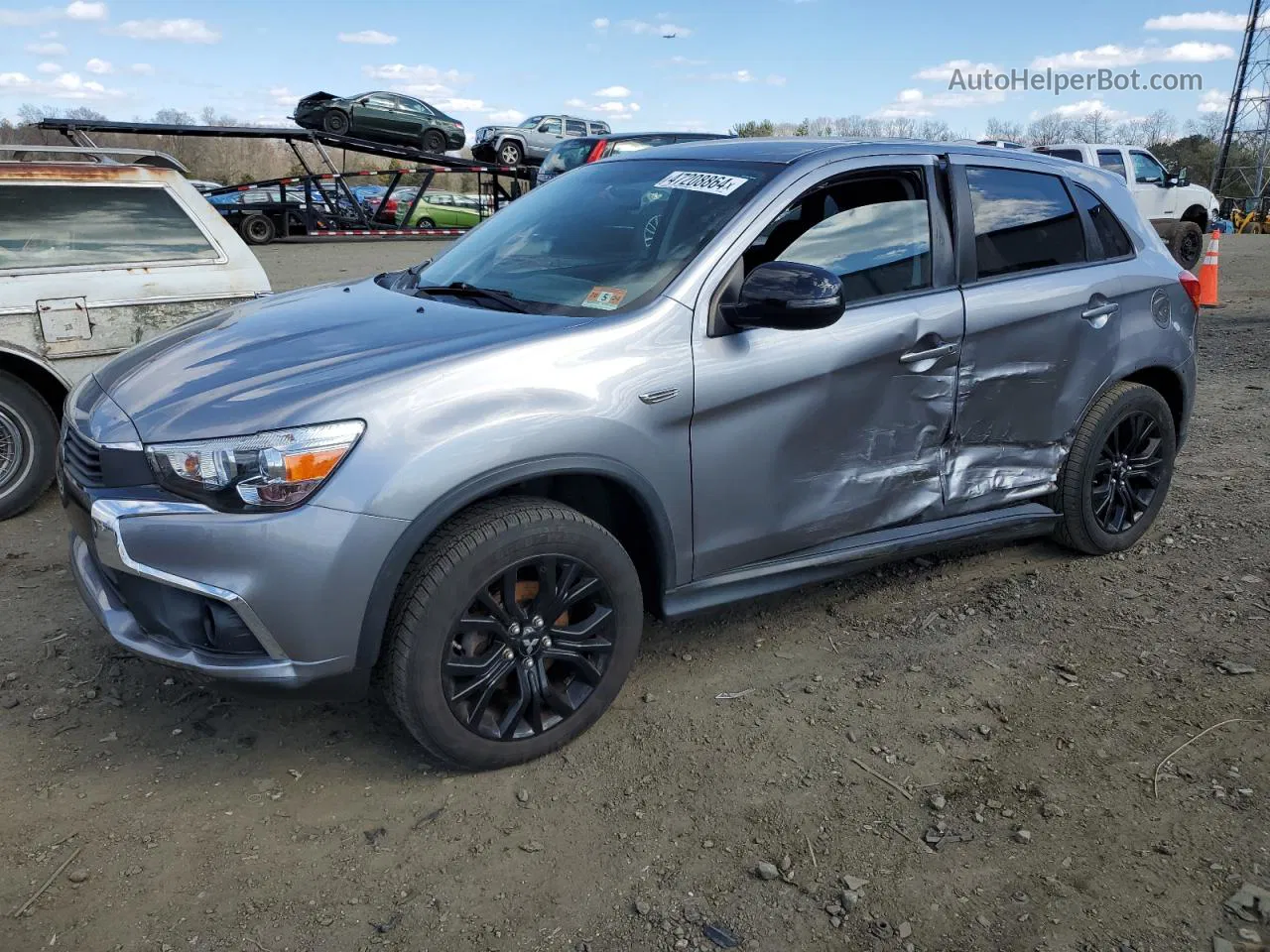 2017 Mitsubishi Outlander Sport Es Silver vin: JA4AR3AU1HZ037640