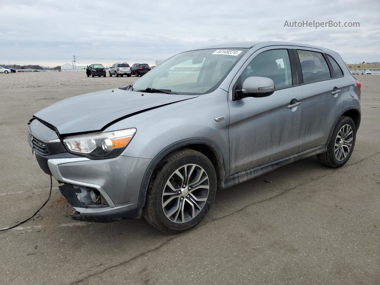 2017 Mitsubishi Outlander Sport Es Серый vin: JA4AR3AUXHZ018441