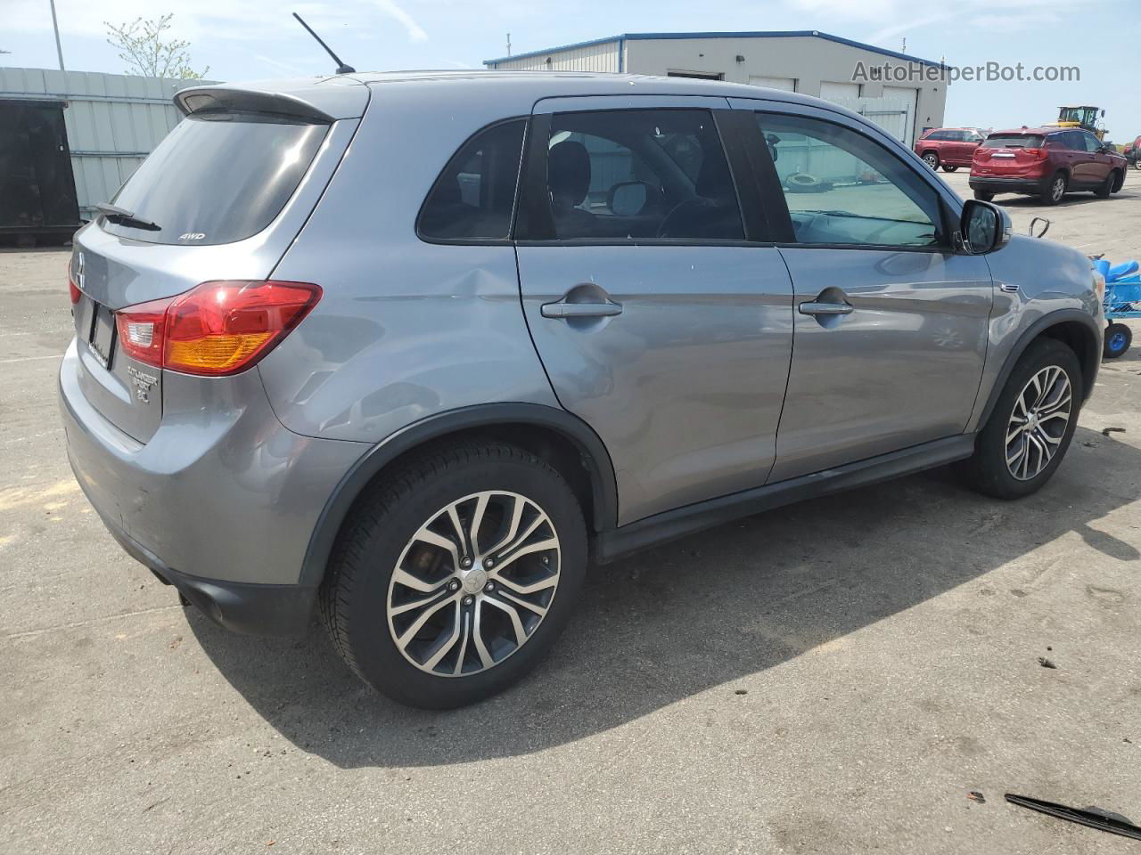 2016 Mitsubishi Outlander Sport Es Серебряный vin: JA4AR3AW4GZ049975