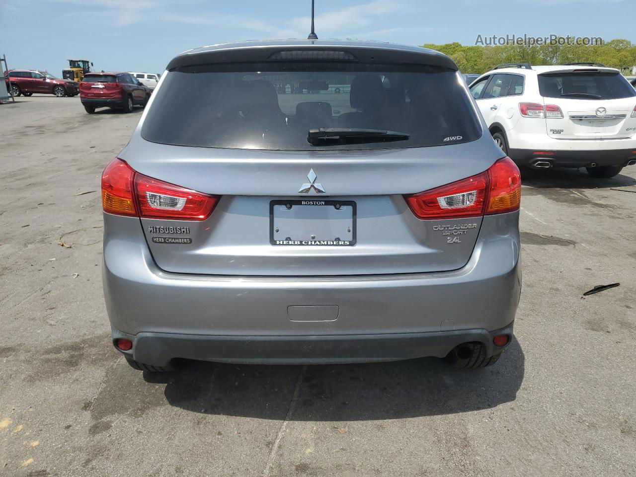 2016 Mitsubishi Outlander Sport Es Silver vin: JA4AR3AW4GZ049975