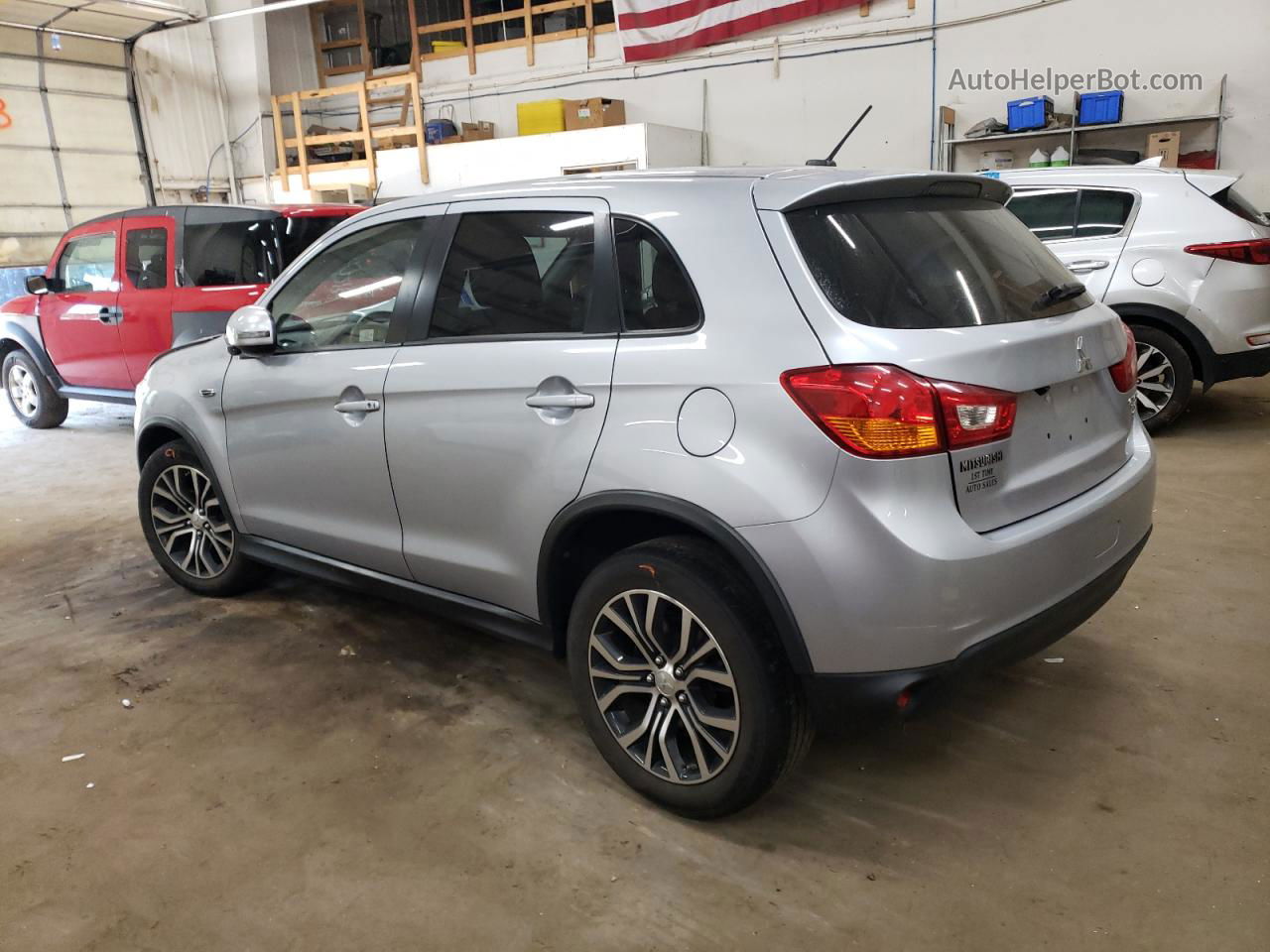 2016 Mitsubishi Outlander Sport Es Silver vin: JA4AR3AW5GZ048060