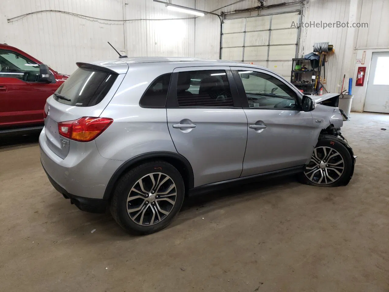 2016 Mitsubishi Outlander Sport Es Silver vin: JA4AR3AW5GZ048060