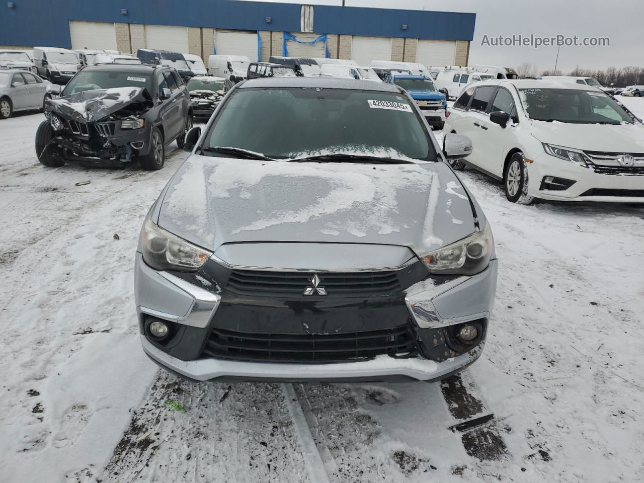 2017 Mitsubishi Outlander Sport Es Silver vin: JA4AR3AW5HZ024066