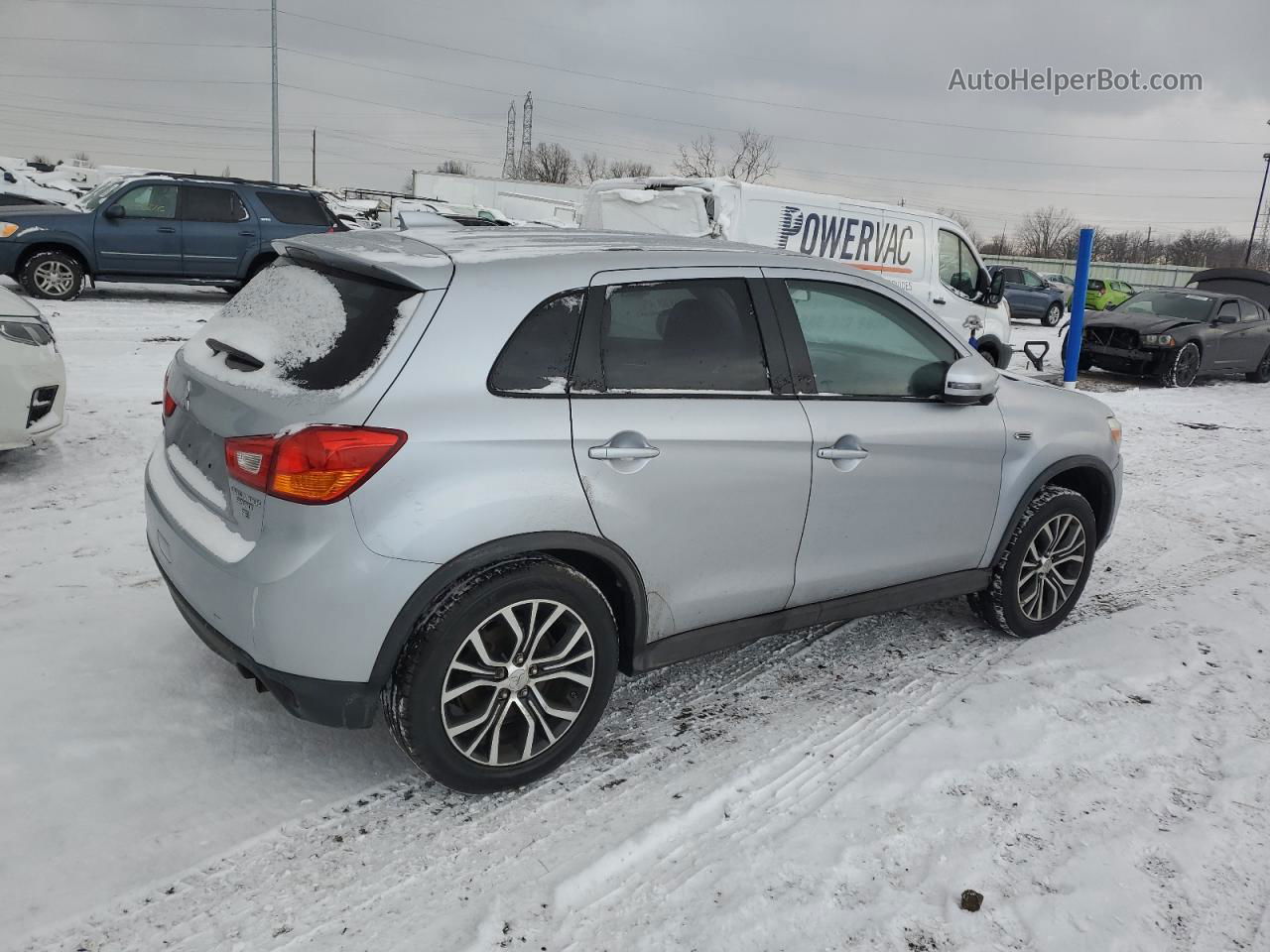 2017 Mitsubishi Outlander Sport Es Silver vin: JA4AR3AW5HZ024066
