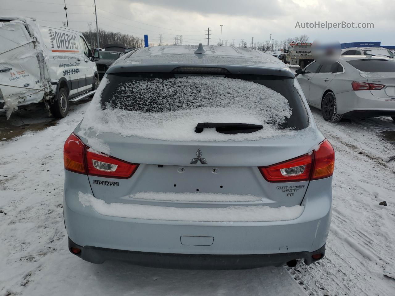 2017 Mitsubishi Outlander Sport Es Silver vin: JA4AR3AW5HZ024066