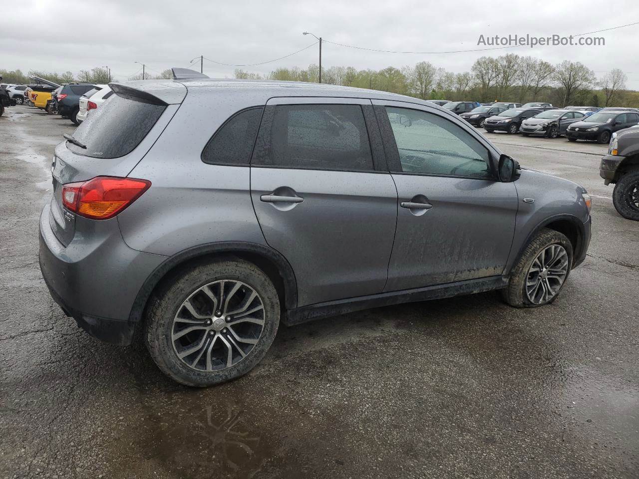 2017 Mitsubishi Outlander Sport Es Серебряный vin: JA4AR3AW6HZ021130