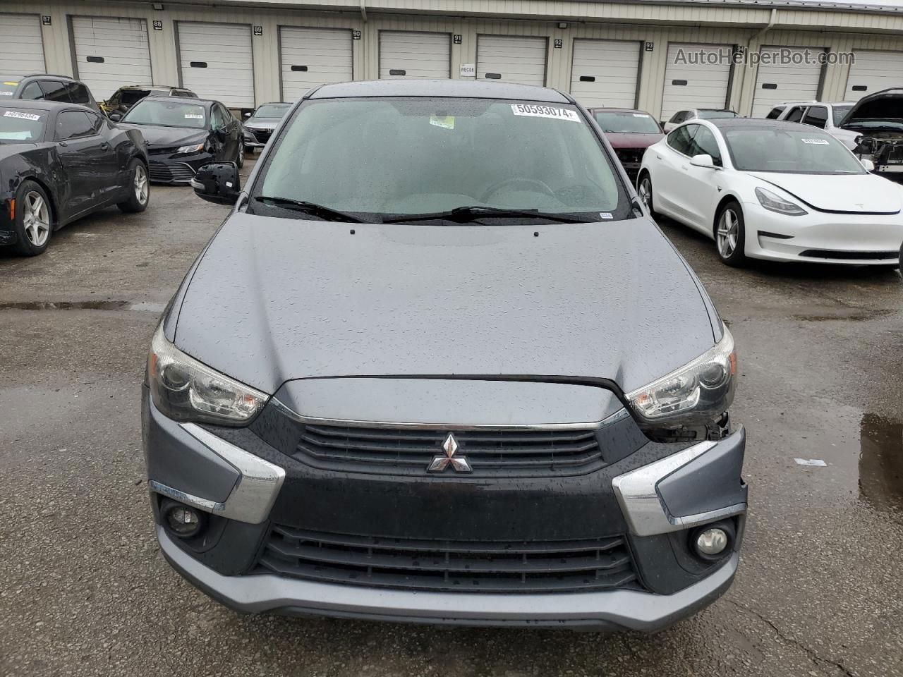 2017 Mitsubishi Outlander Sport Es Серебряный vin: JA4AR3AW6HZ021130