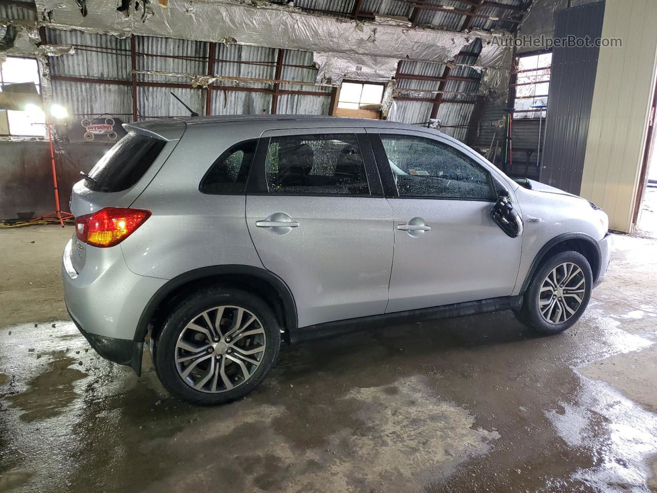 2016 Mitsubishi Outlander Sport Es Silver vin: JA4AR3AW7GZ056483