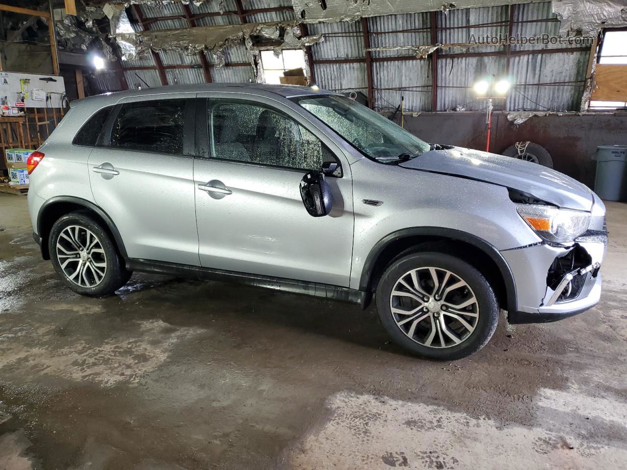 2016 Mitsubishi Outlander Sport Es Silver vin: JA4AR3AW7GZ056483