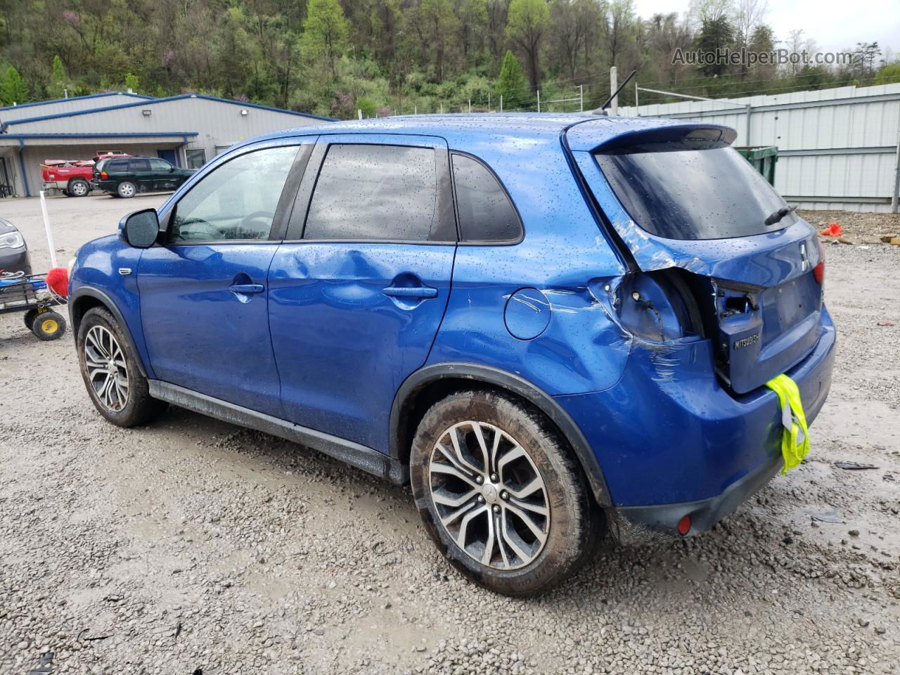 2016 Mitsubishi Outlander Sport Es Blue vin: JA4AR3AW8GZ050126