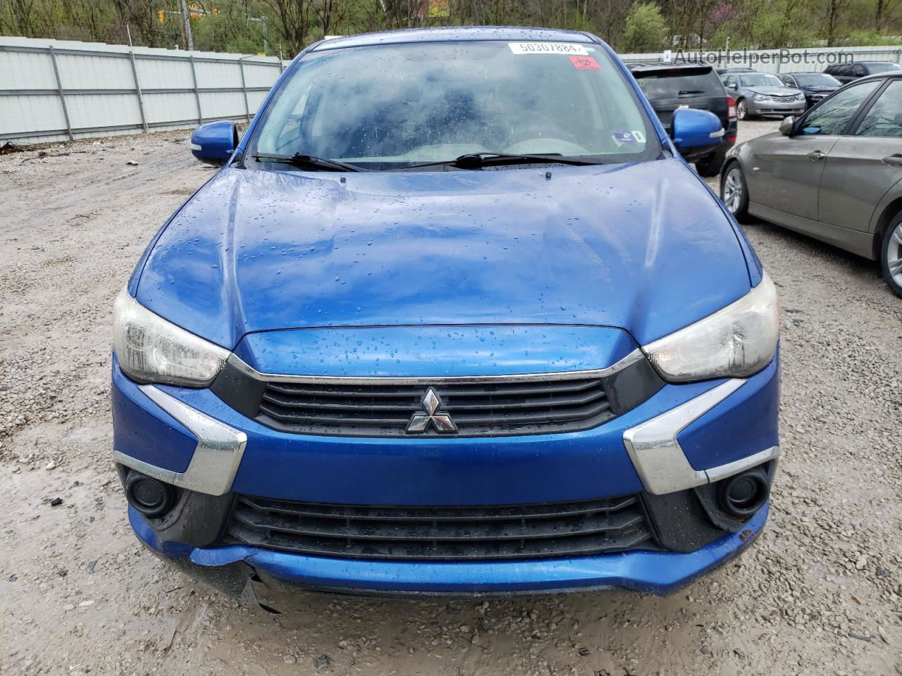 2016 Mitsubishi Outlander Sport Es Blue vin: JA4AR3AW8GZ050126