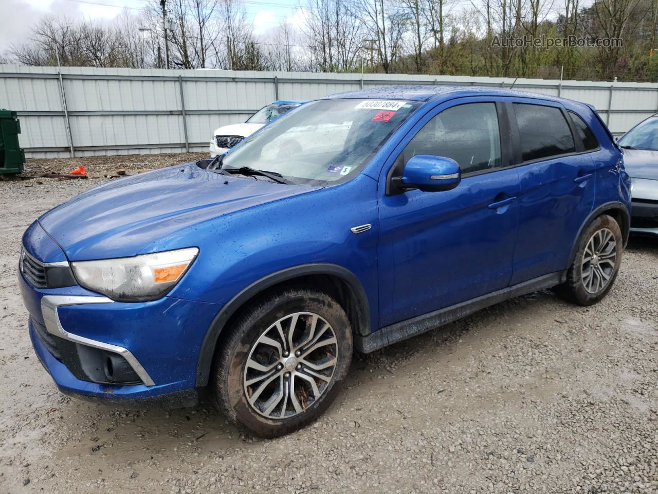 2016 Mitsubishi Outlander Sport Es Blue vin: JA4AR3AW8GZ050126