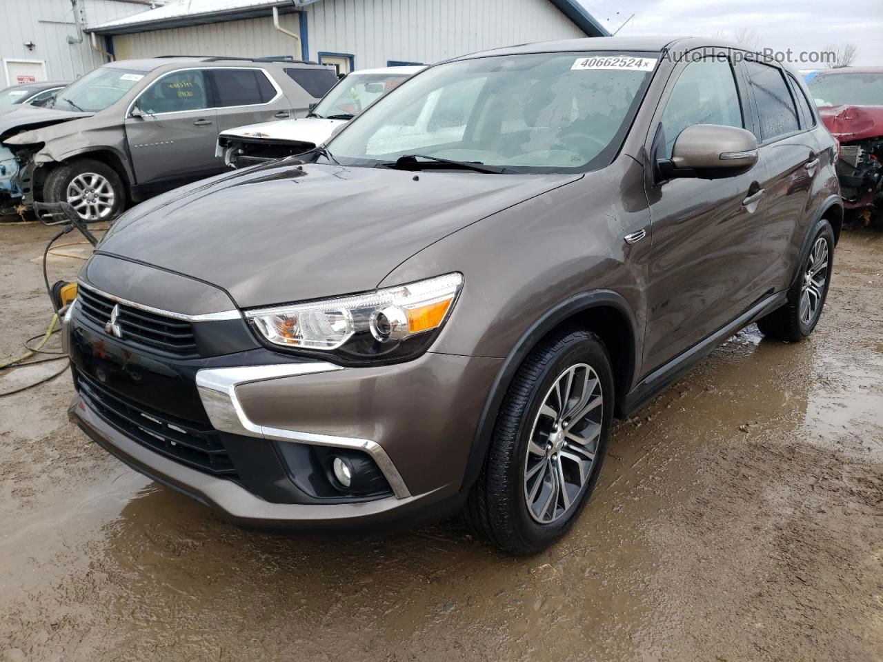 2017 Mitsubishi Outlander Sport Es Коричневый vin: JA4AR3AW8HZ019329