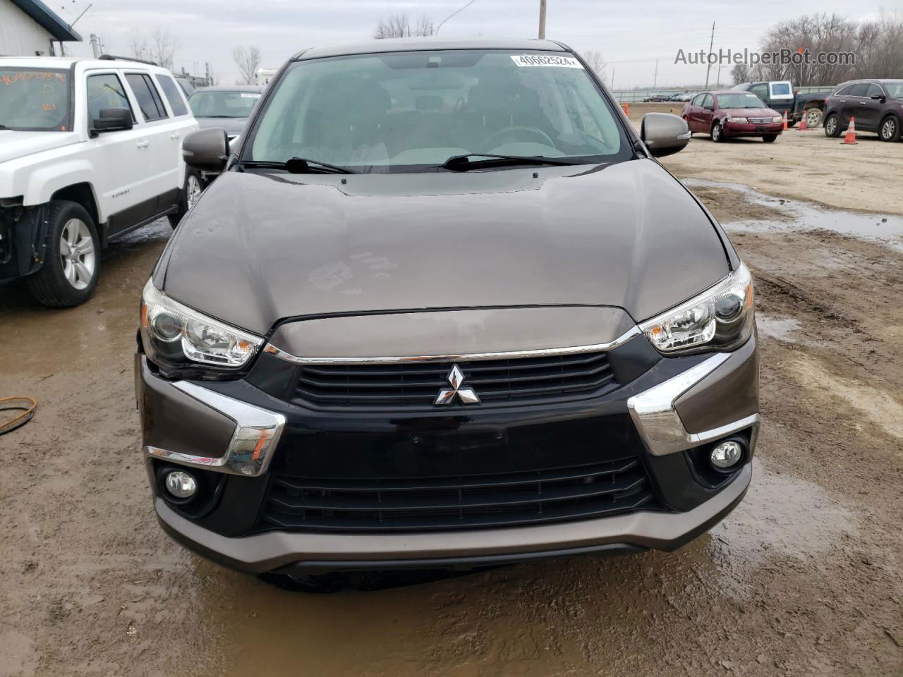 2017 Mitsubishi Outlander Sport Es Коричневый vin: JA4AR3AW8HZ019329