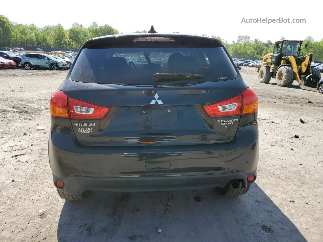 2017 Mitsubishi Outlander Sport Es Черный vin: JA4AR3AW9HZ017220