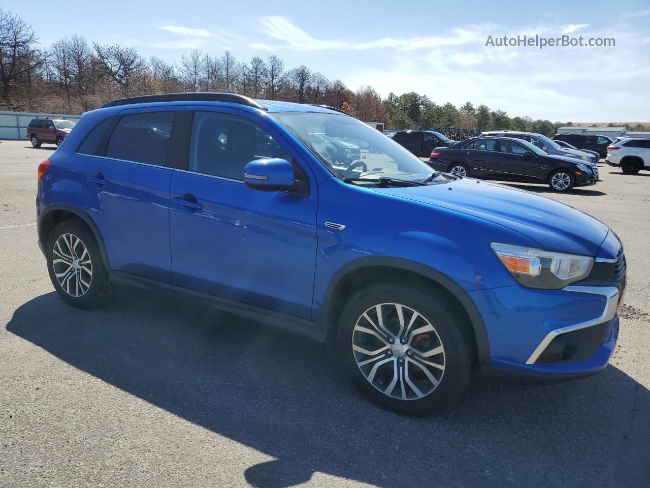 2017 Mitsubishi Outlander Sport Sel Blue vin: JA4AR4AW7HZ020610