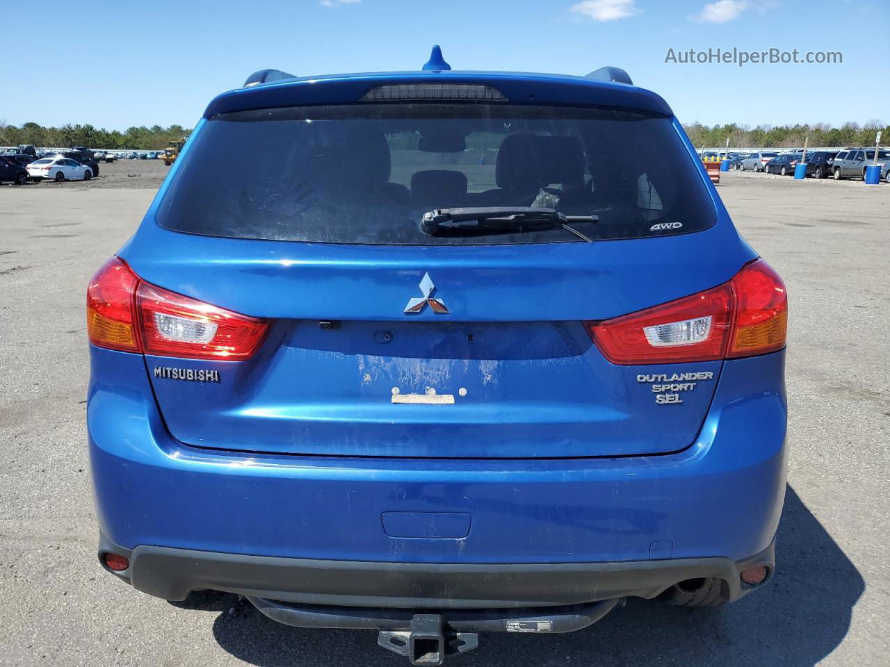 2017 Mitsubishi Outlander Sport Sel Blue vin: JA4AR4AW7HZ020610