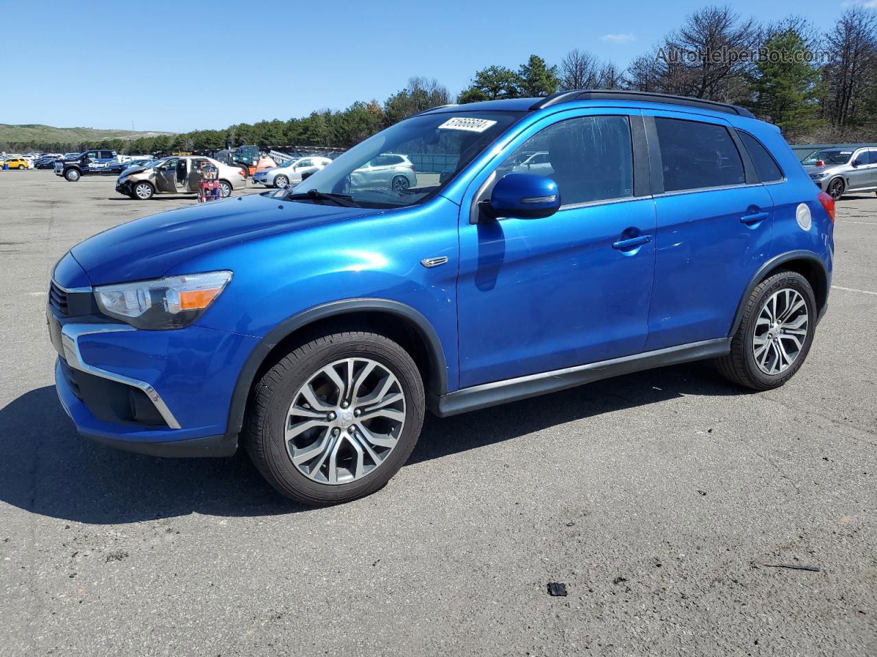 2017 Mitsubishi Outlander Sport Sel Blue vin: JA4AR4AW7HZ020610