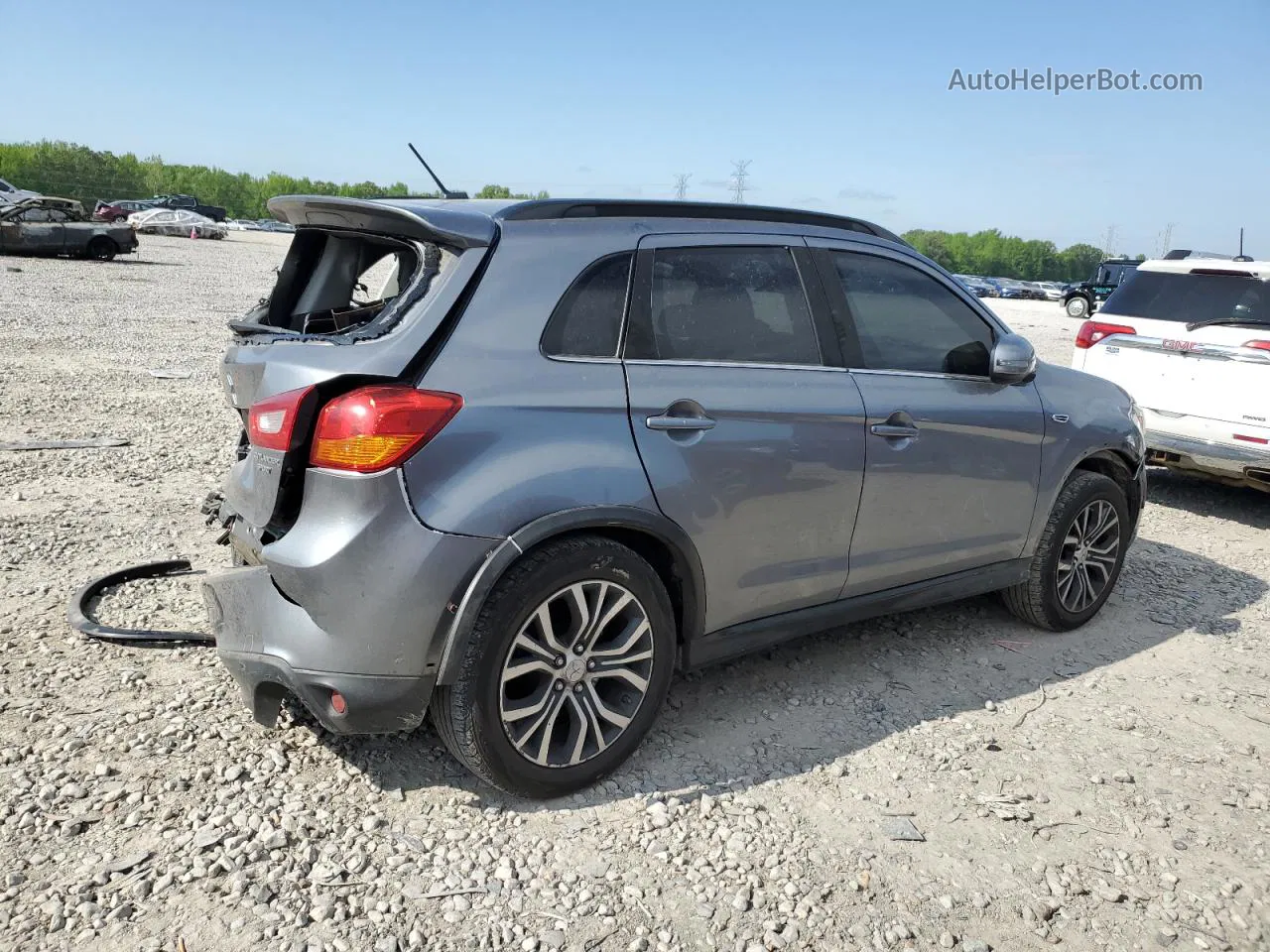 2016 Mitsubishi Outlander Sport Sel Серый vin: JA4AR4AW9GZ031932